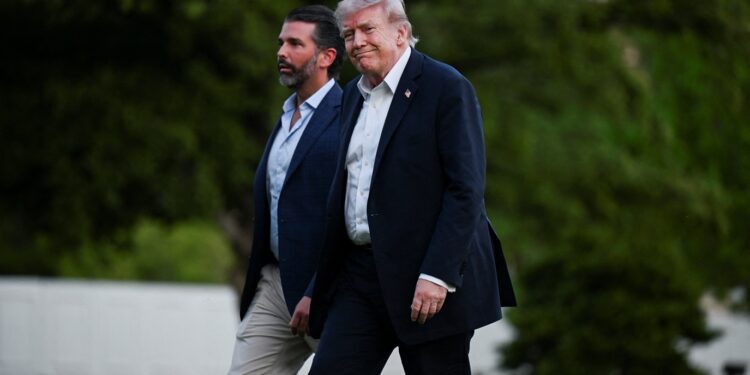 Trump diz que não vai ao casamento do filho, Donald Trump Jr